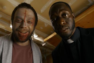 An exorcist encounters a demon